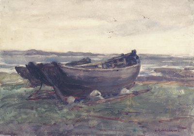 In Connemara (aquarel) door Joseph Richard Bagshaw